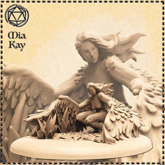 Harpy Nested miniature by M3DM