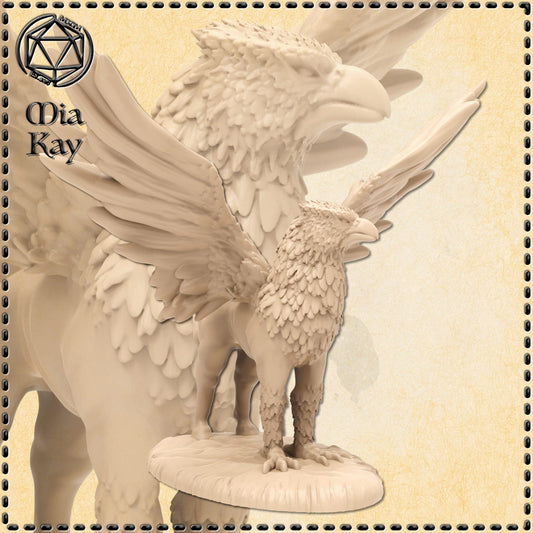 Hippogriff miniature by M3DM