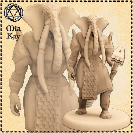 Loxodon miniature by M3DM