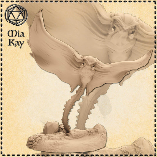 Manta Cave Bat V1 miniature by M3DM