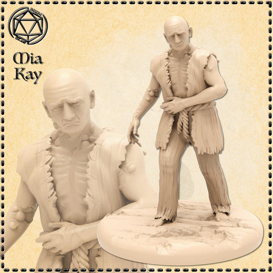 Plague Victim miniature by M3DM