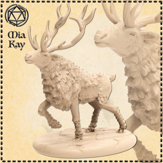 Reindeer miniature by M3DM