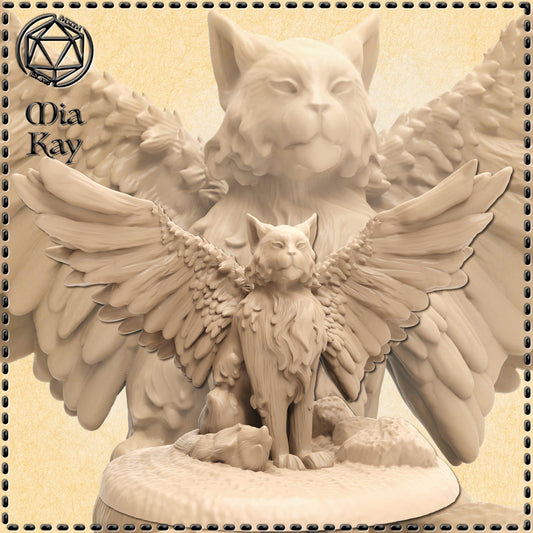 Tressym miniature by M3DM