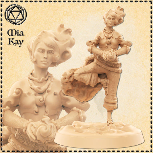 Windborn Female miniature by M3DM