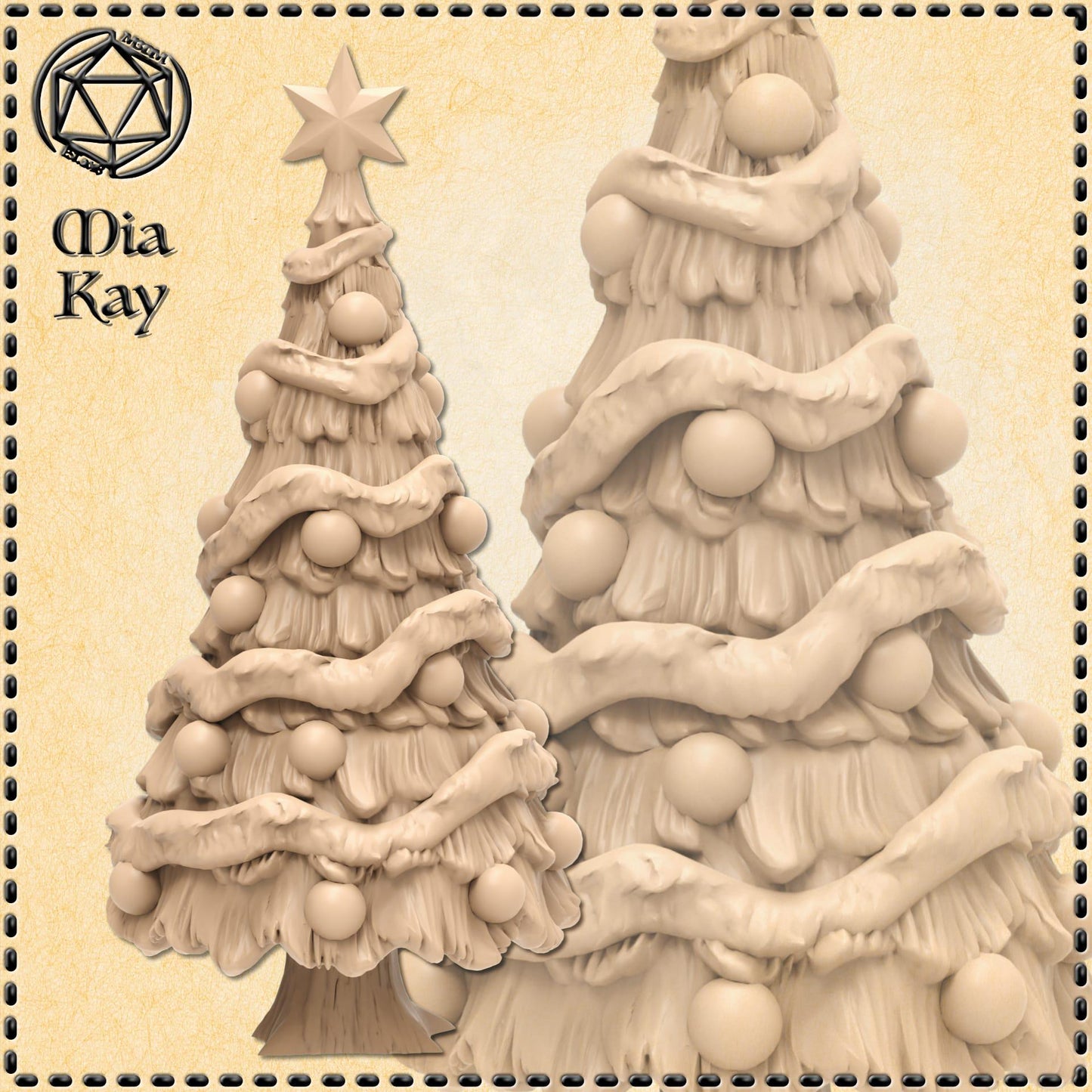 Christmas Tree miniature by M3DM