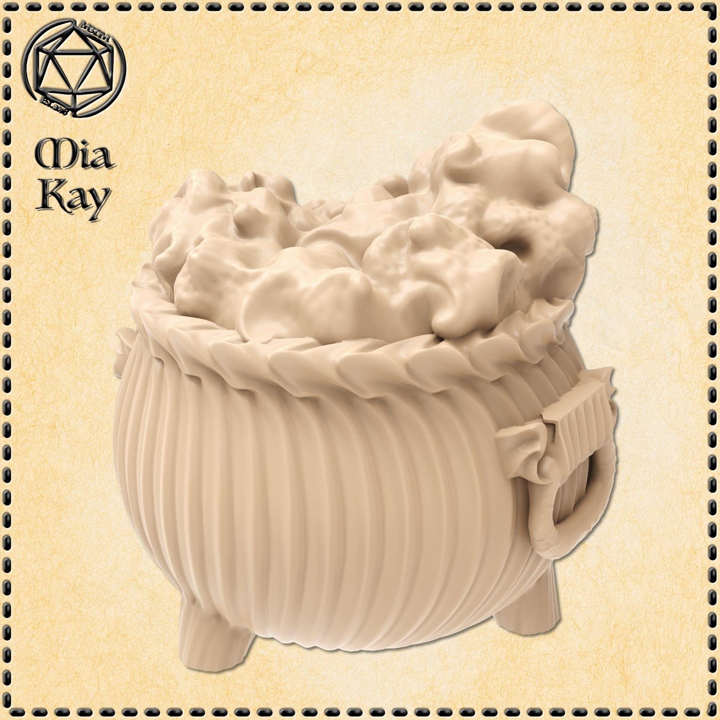 Cauldron miniature by M3DM