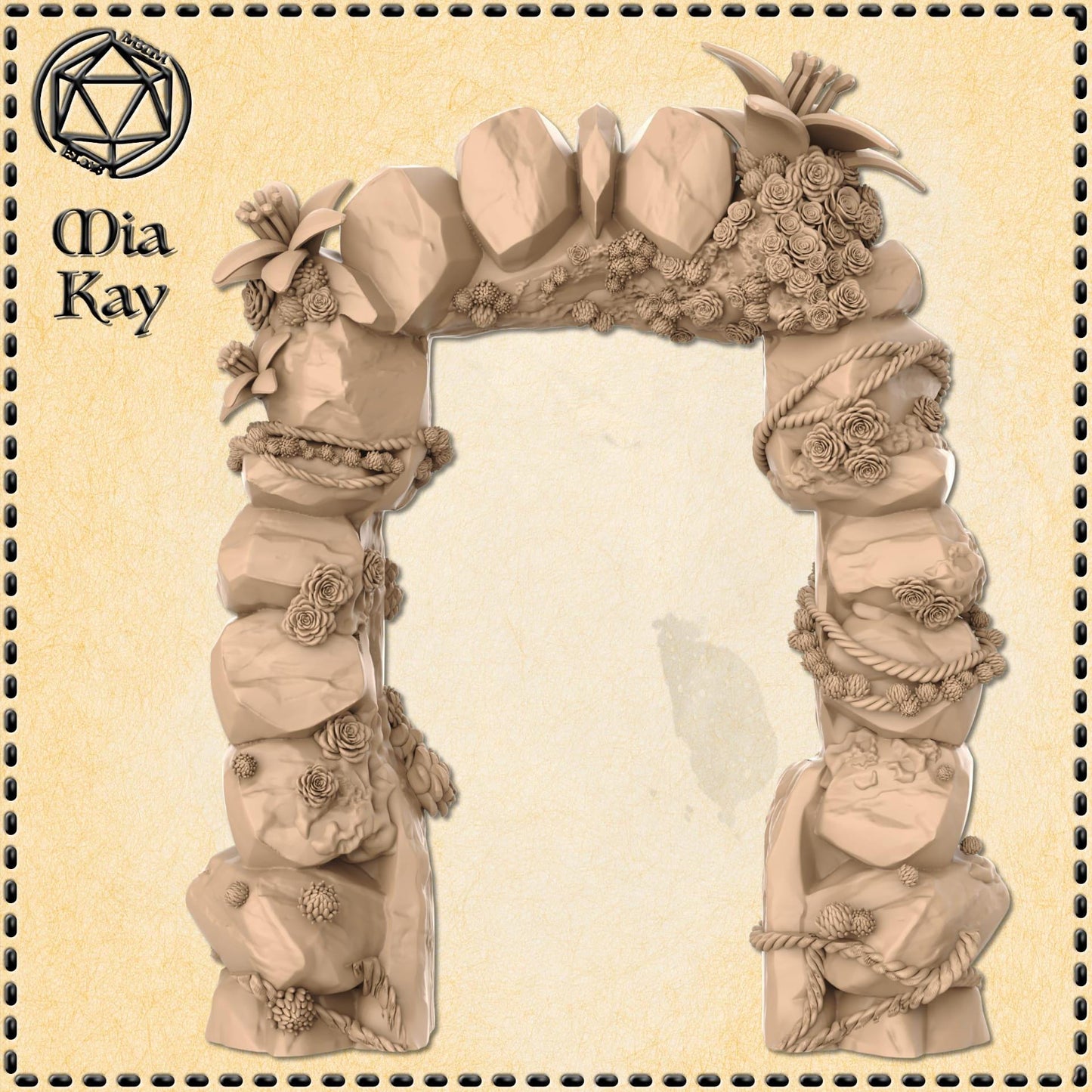 Flower Arch miniature by M3DM