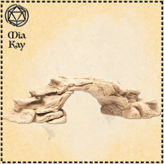 Rock Bridge miniature by M3DM