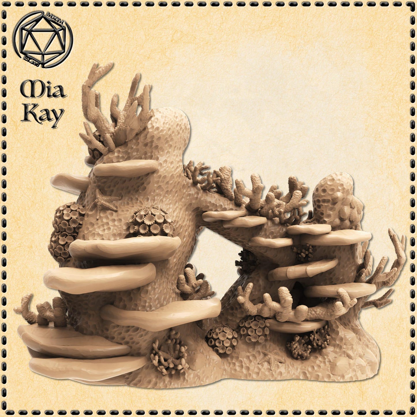 Coral miniature by M3DM