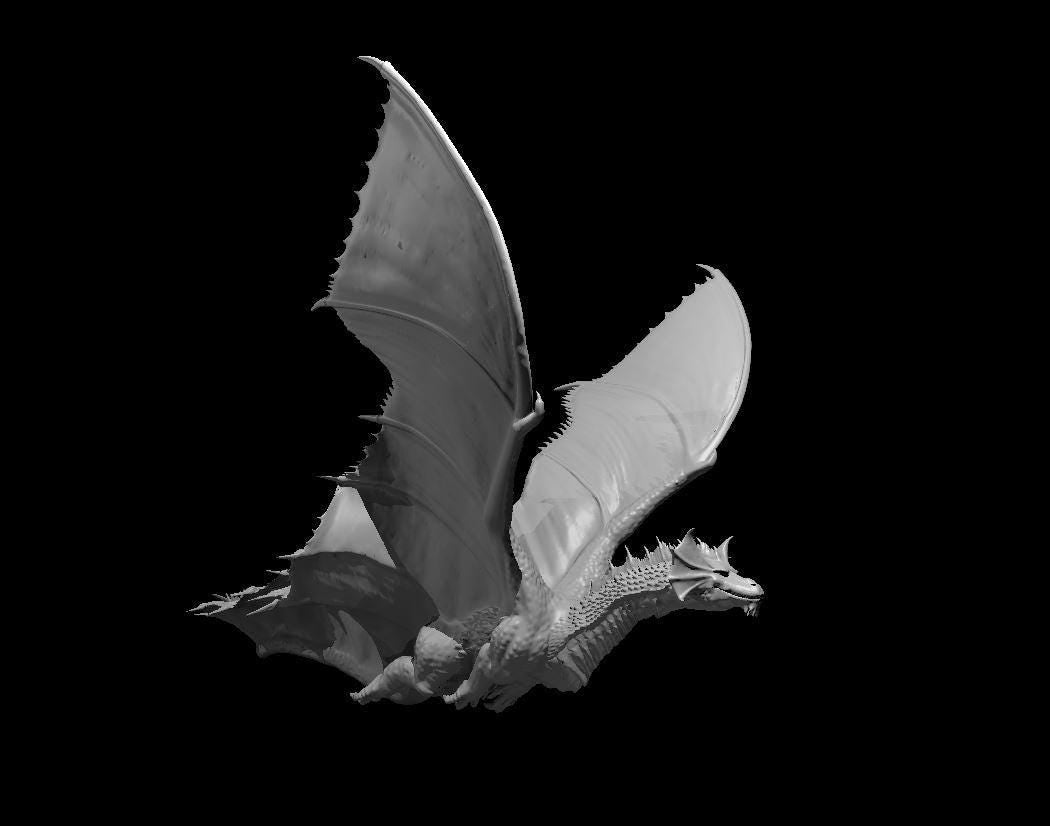 Brass Dragon Ancient Adult Young Wyrmling miniature by MZ4250