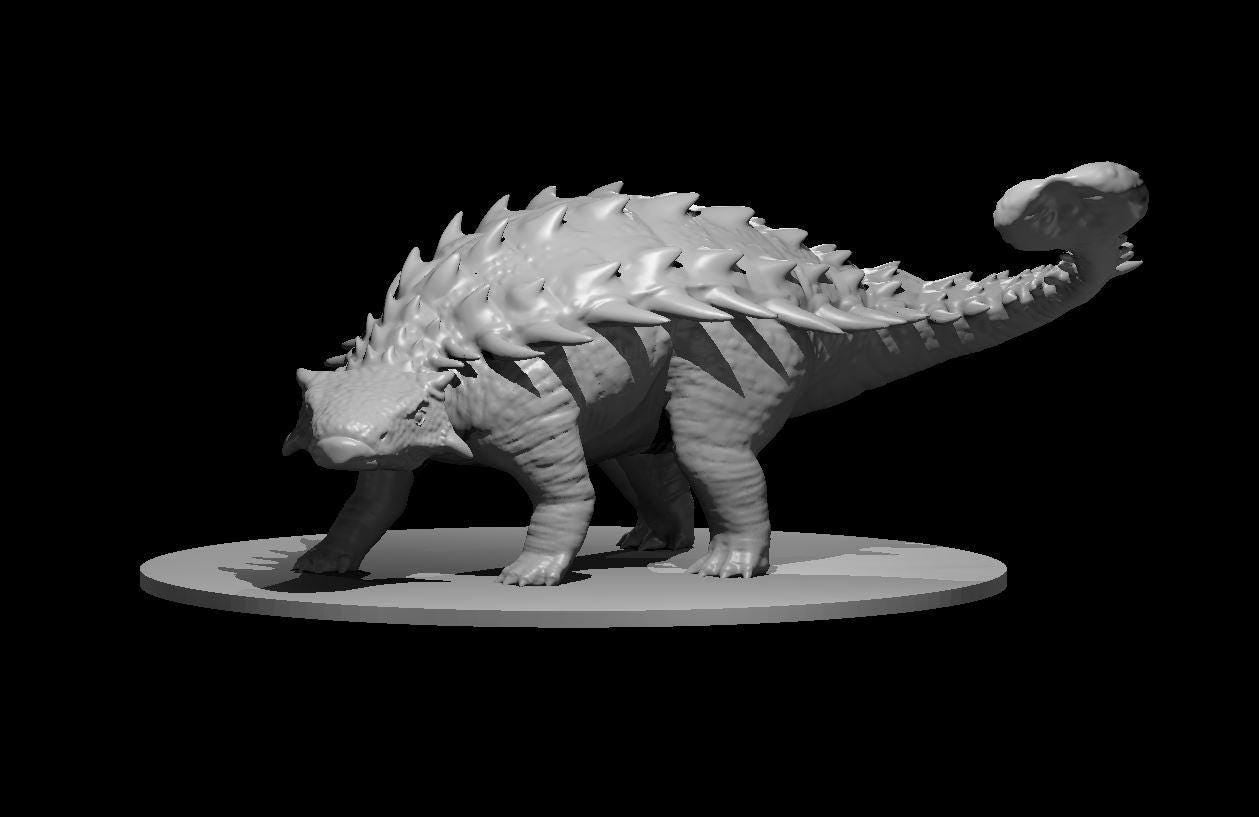 Ankylosaurus Mount miniature by MZ4250