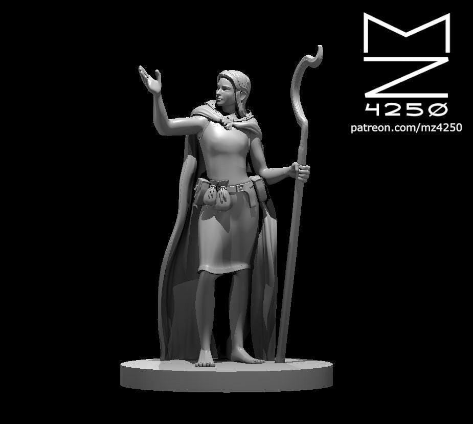 Druid Female miniature by MZ4250