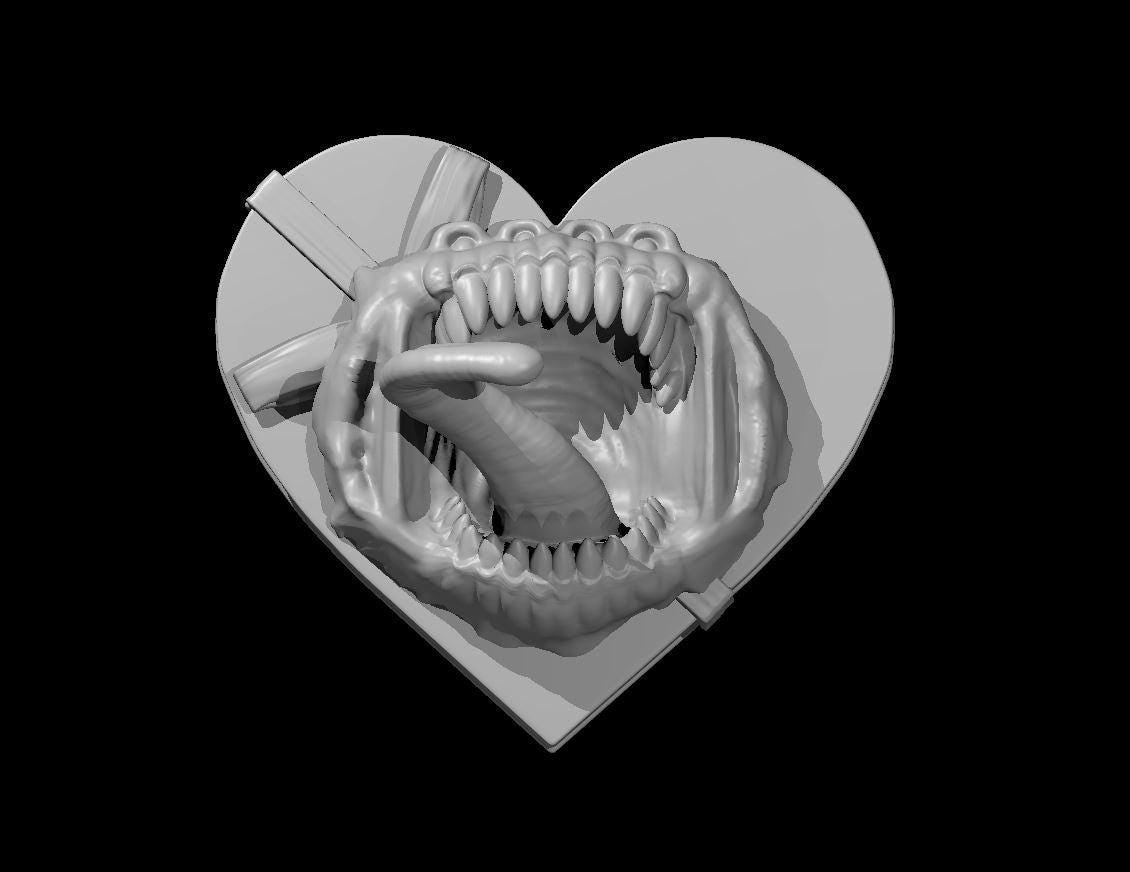 Heart Shaped Chocolate Candy Box Mimic miniature by MZ4250