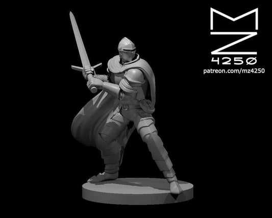 Knight Male miniature by MZ4250