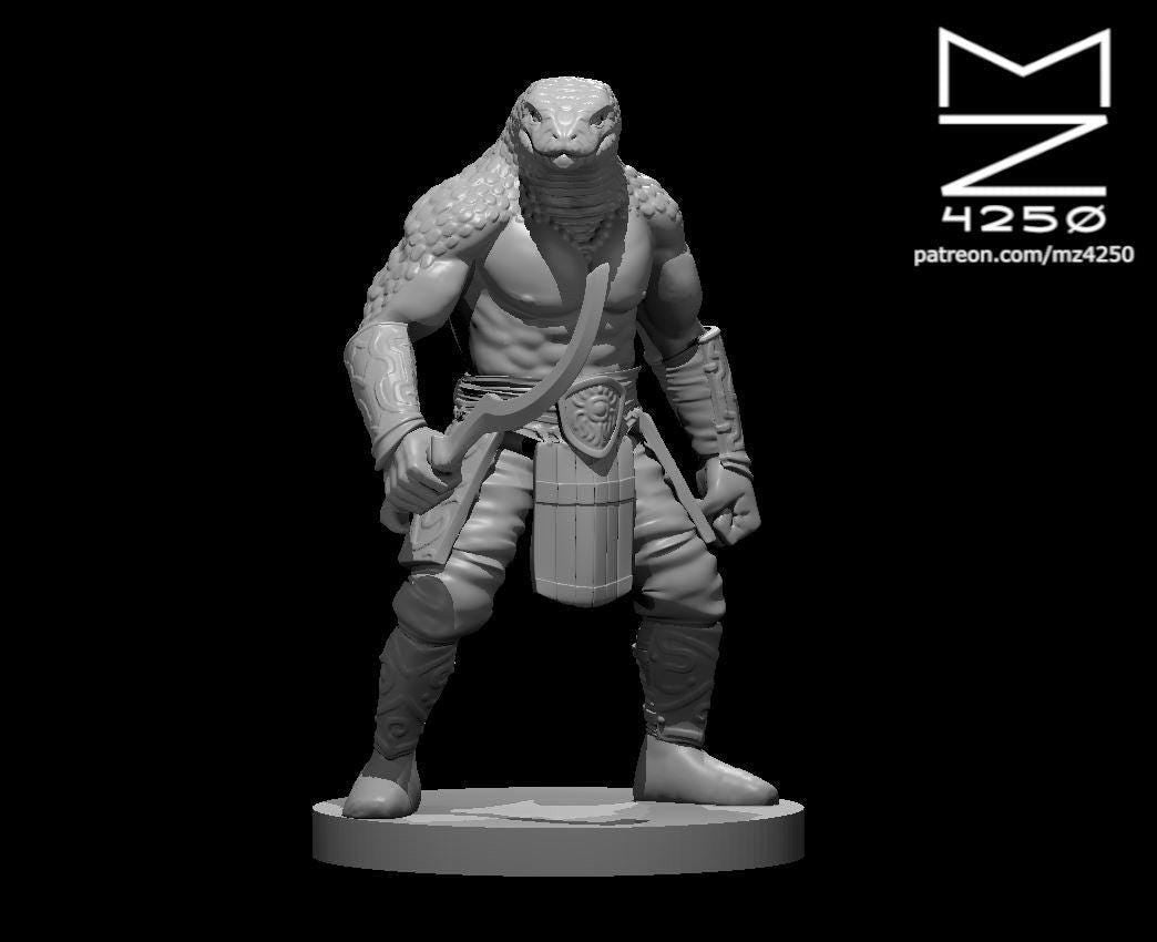 Yuan Ti Malison Male miniature by MZ4250