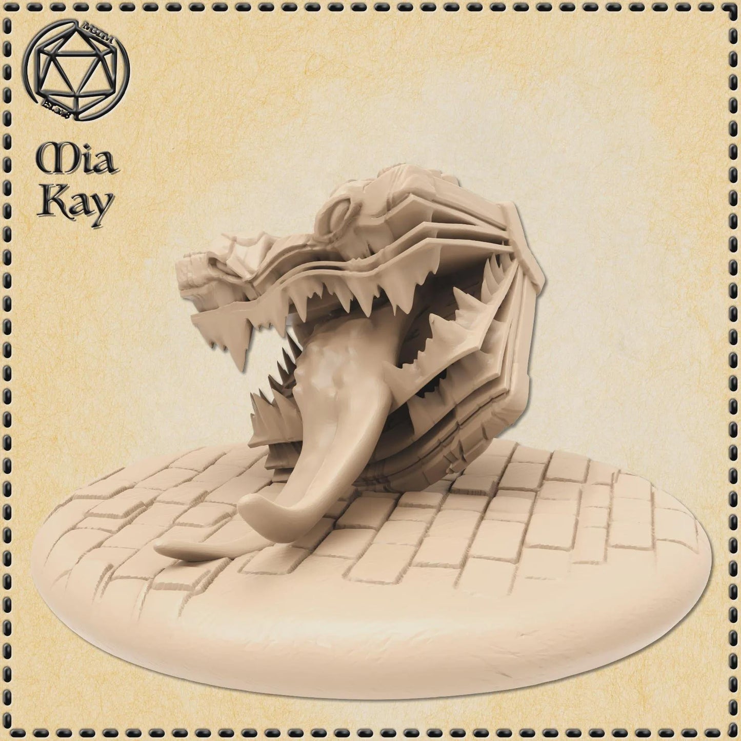 Mimic Tome miniature by M3DM