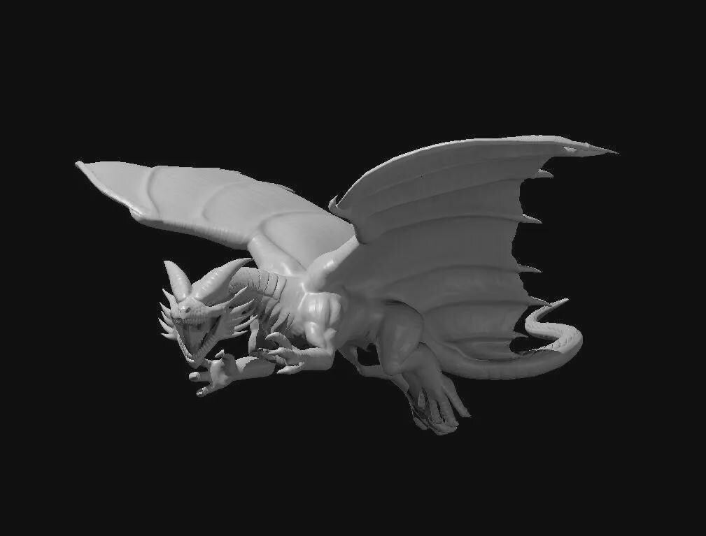 Copper Dragon Ancient Adult Young Wyrmling miniature by MZ4250