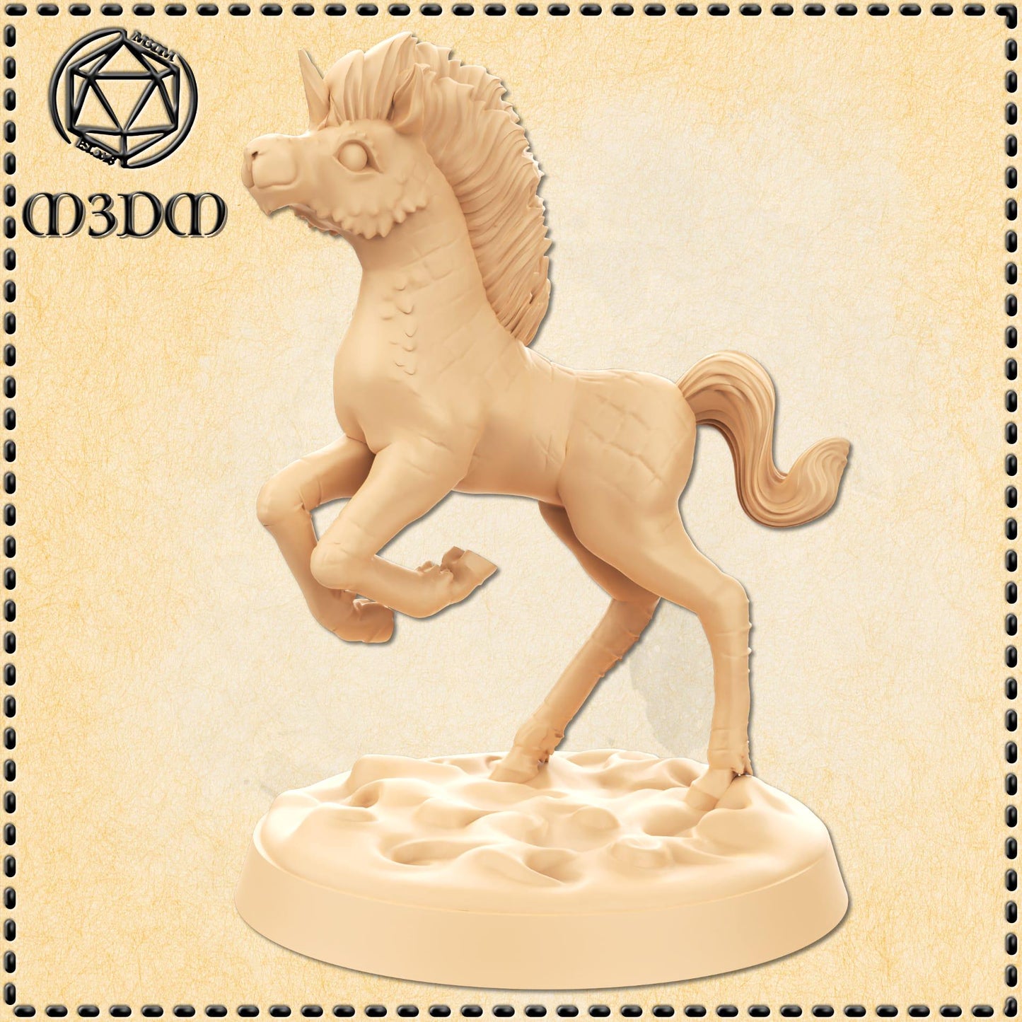 Baby Kirin miniature by M3DM