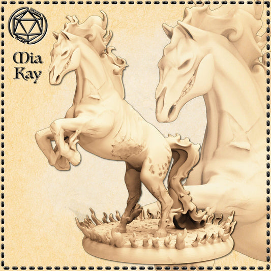 Fire Horse miniature by M3DM