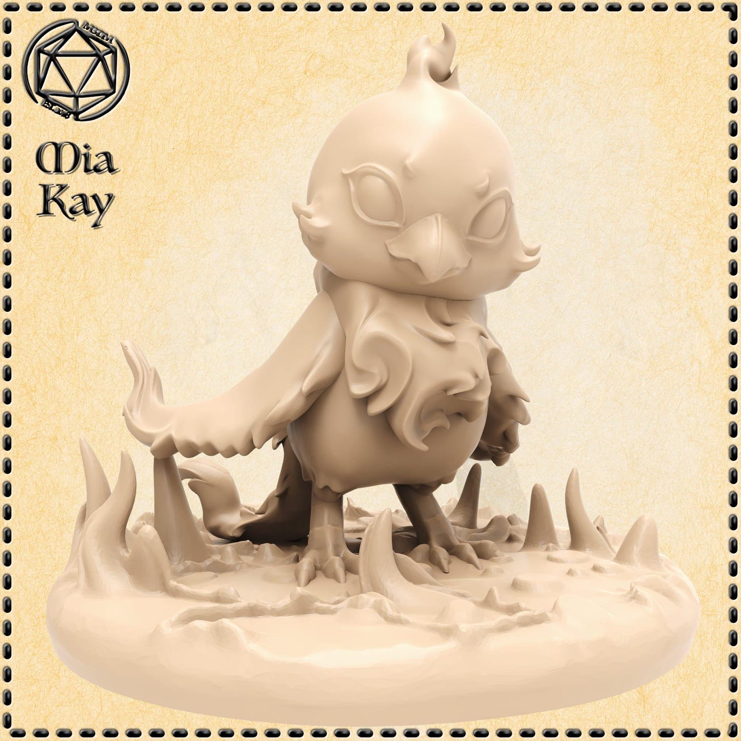 Baby Phoenix miniature by M3DM