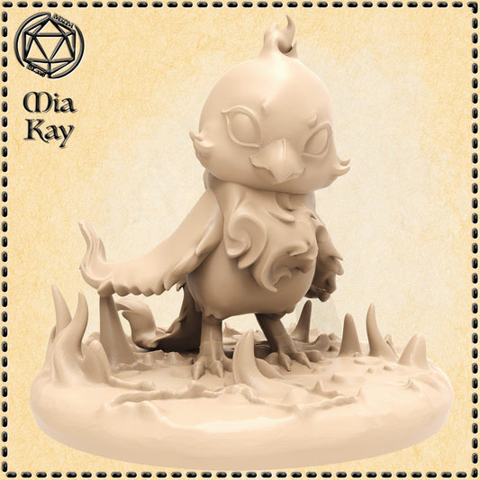 Baby Phoenix miniature by M3DM