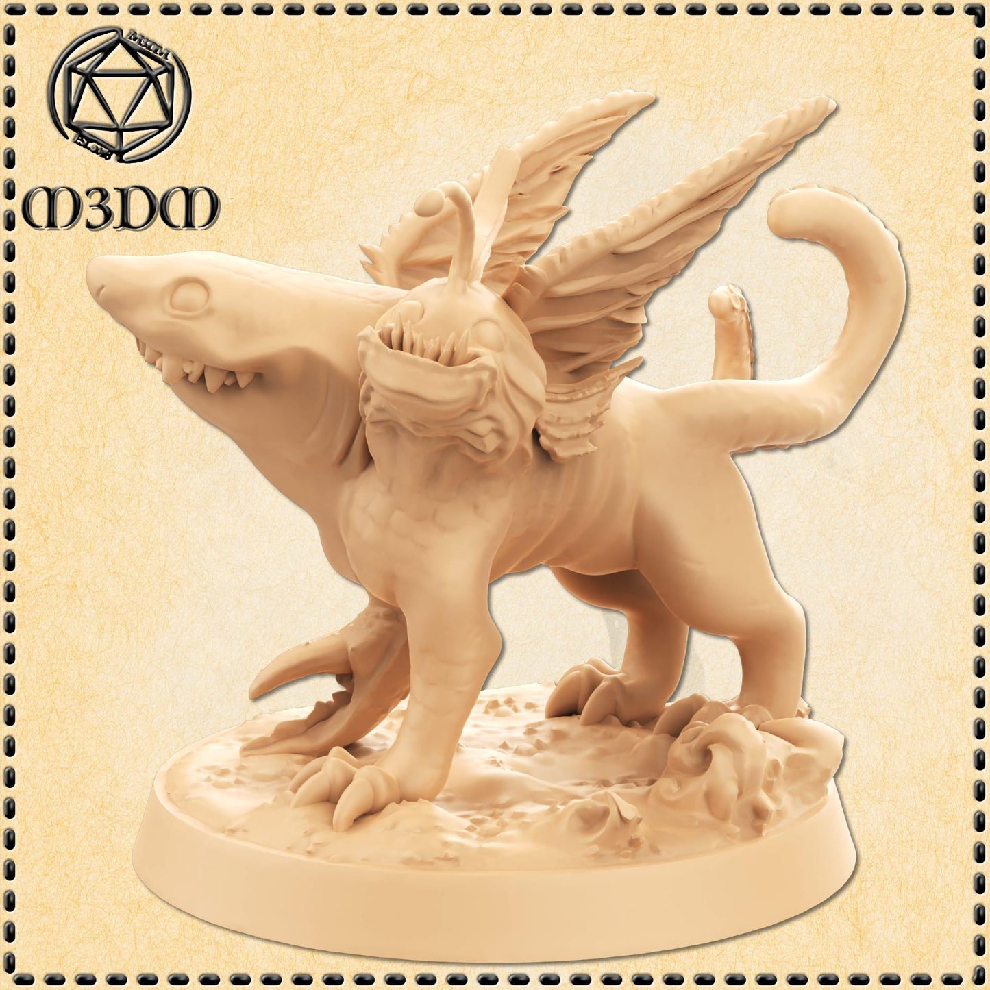Baby Sea Chimera miniature by M3DM