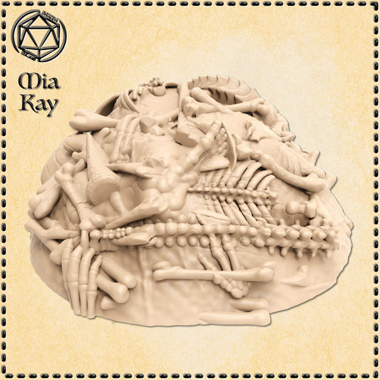 Bone Pile miniature by M3DM