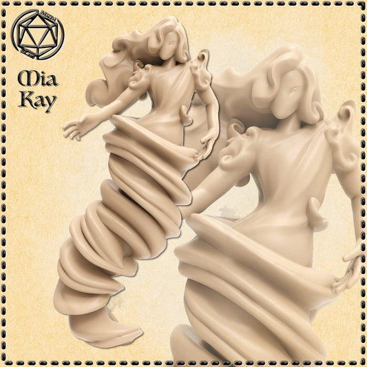 Greater Wind Elemental miniature by M3DM