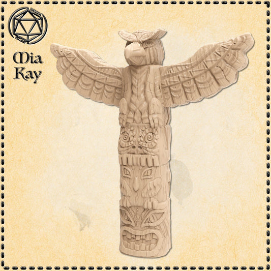 Totem Pole miniature by M3DM