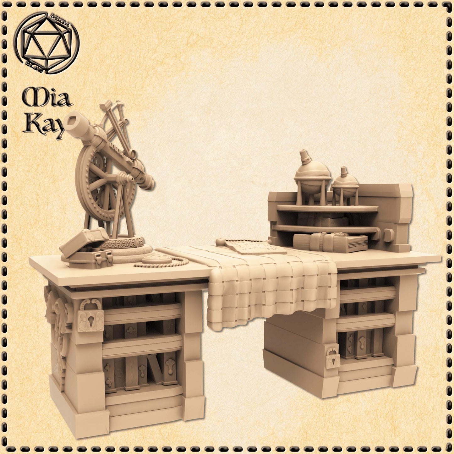 Desk miniature by M3DM