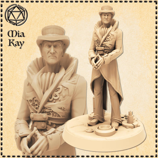 Drow Noble miniature by M3DM