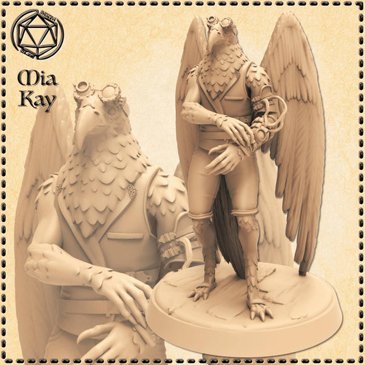 Eaglefolk Artificer miniature by M3DM