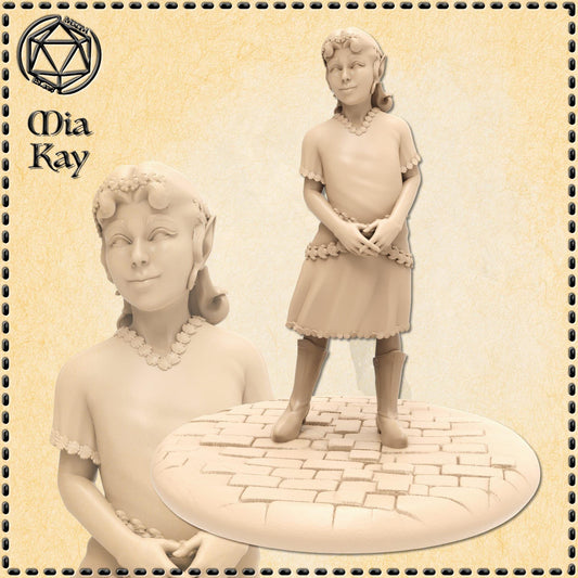 Elf Noble Child miniature by M3DM