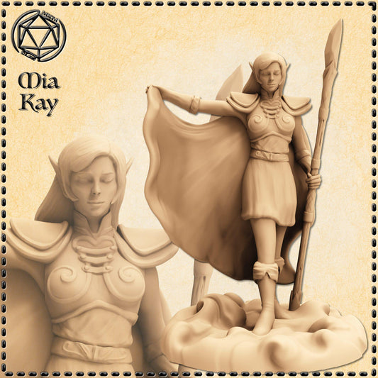 Elven Mage miniature by M3DM miniature by M3DM