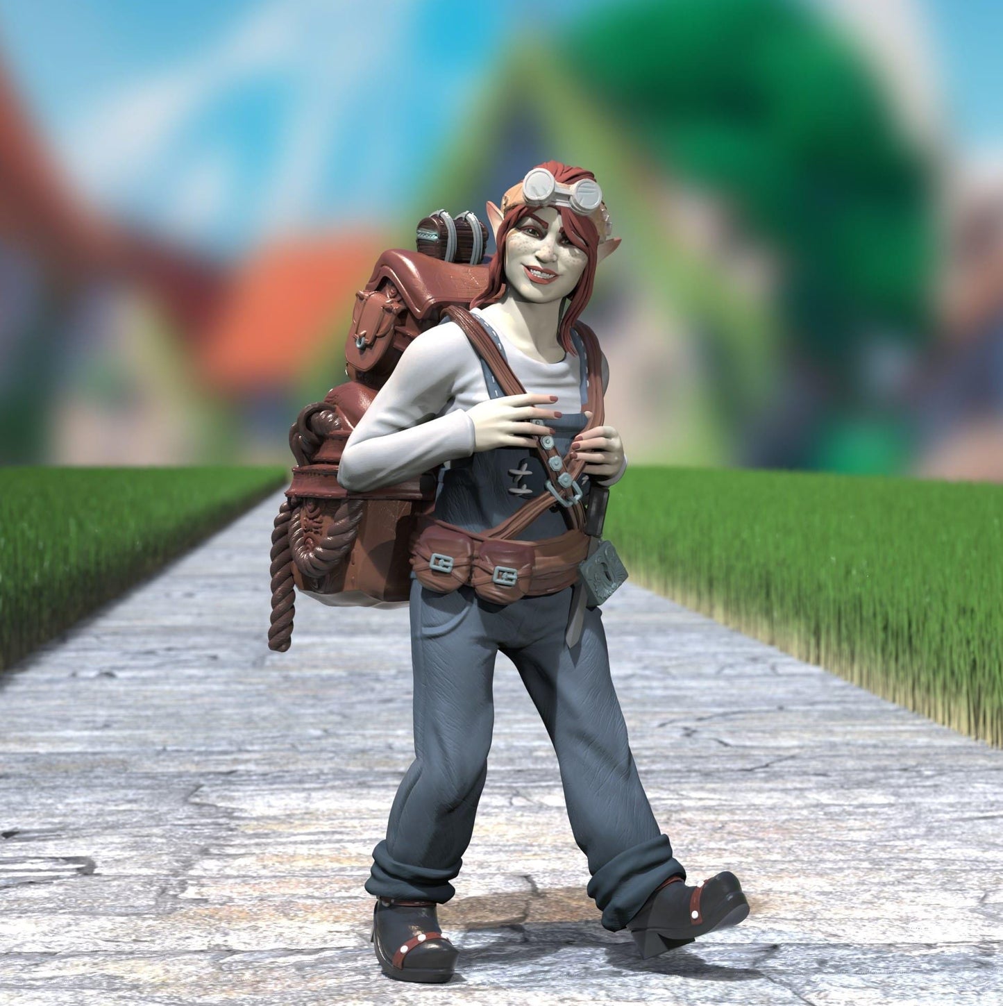 Gnome Tinkerer miniature by M3DM