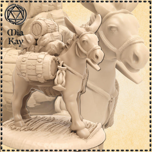 Pack Mule miniature by M3DM