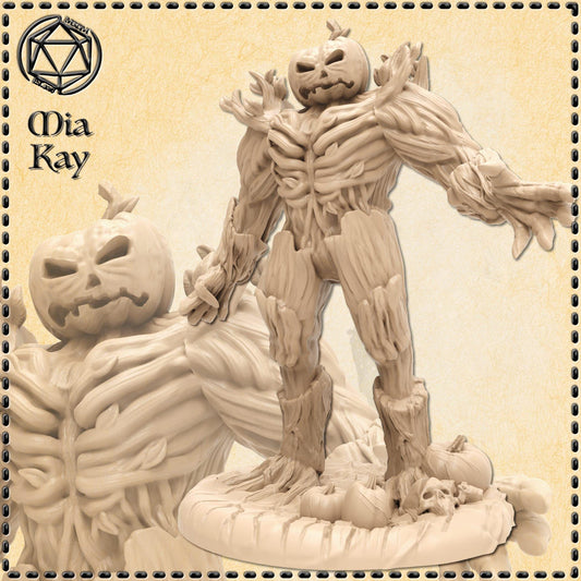 Jack O Lantern Golem miniature by M3DM
