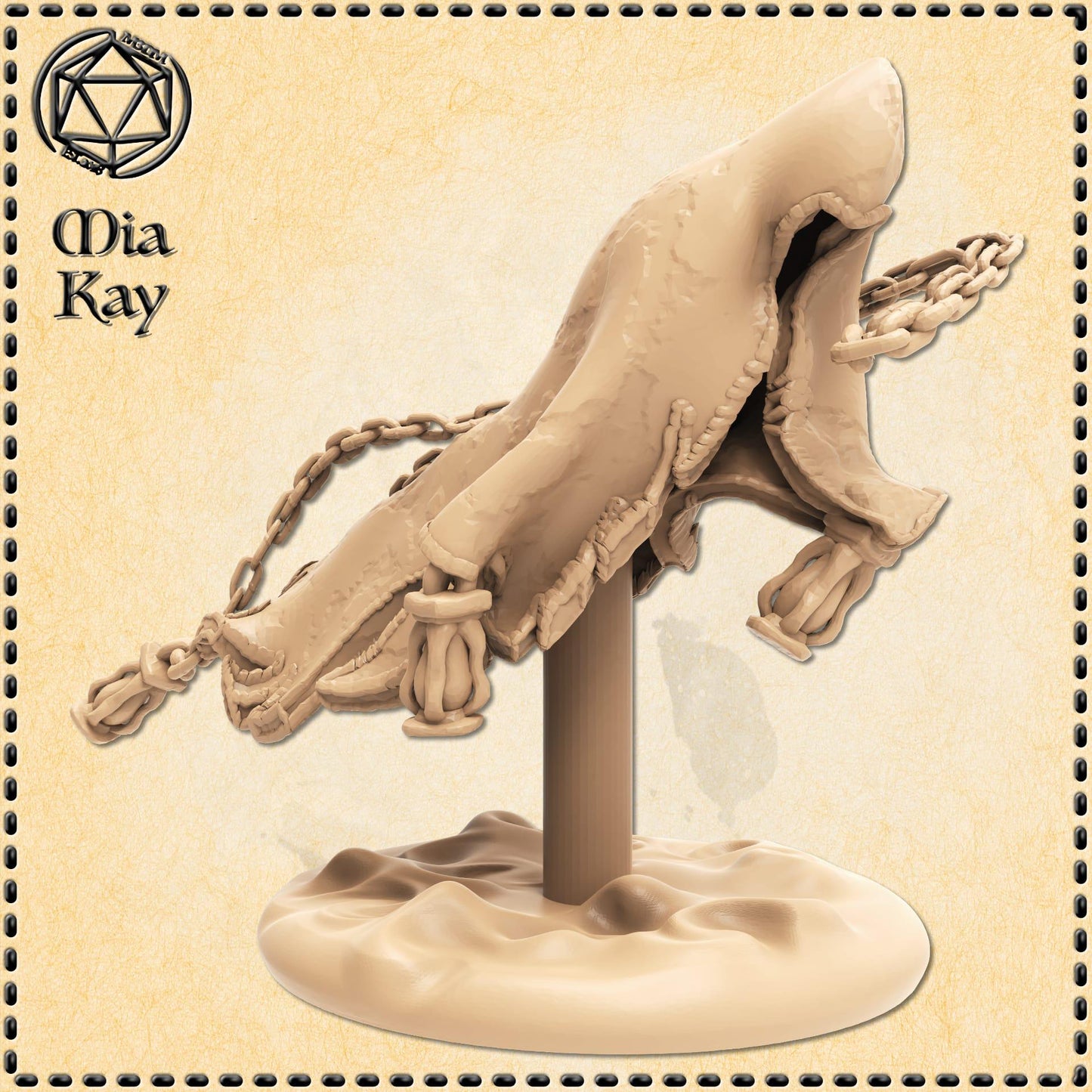 Lantern Wraith miniature by M3DM
