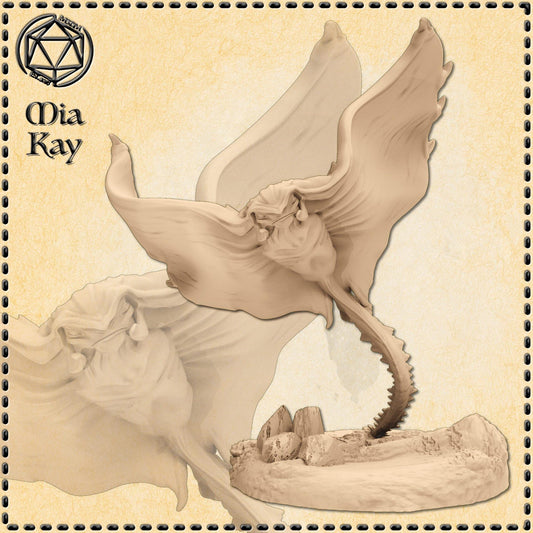 Manta Cave Bat V2 miniature by M3DM