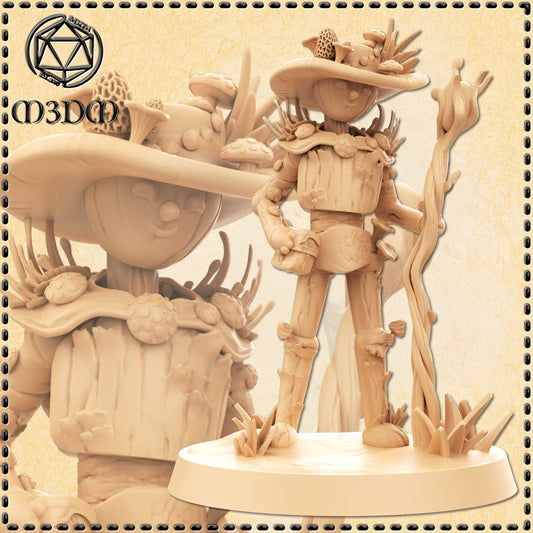 Mushroomfolk Puppet miniature by M3DM