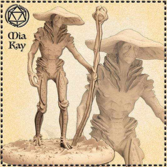 Myconid Druid miniature by M3DM