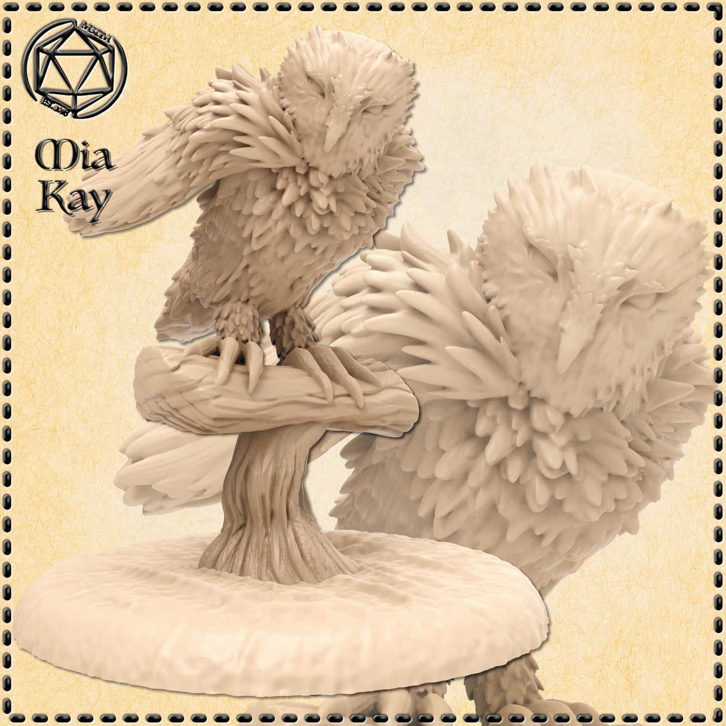 Owl miniature by M3DM