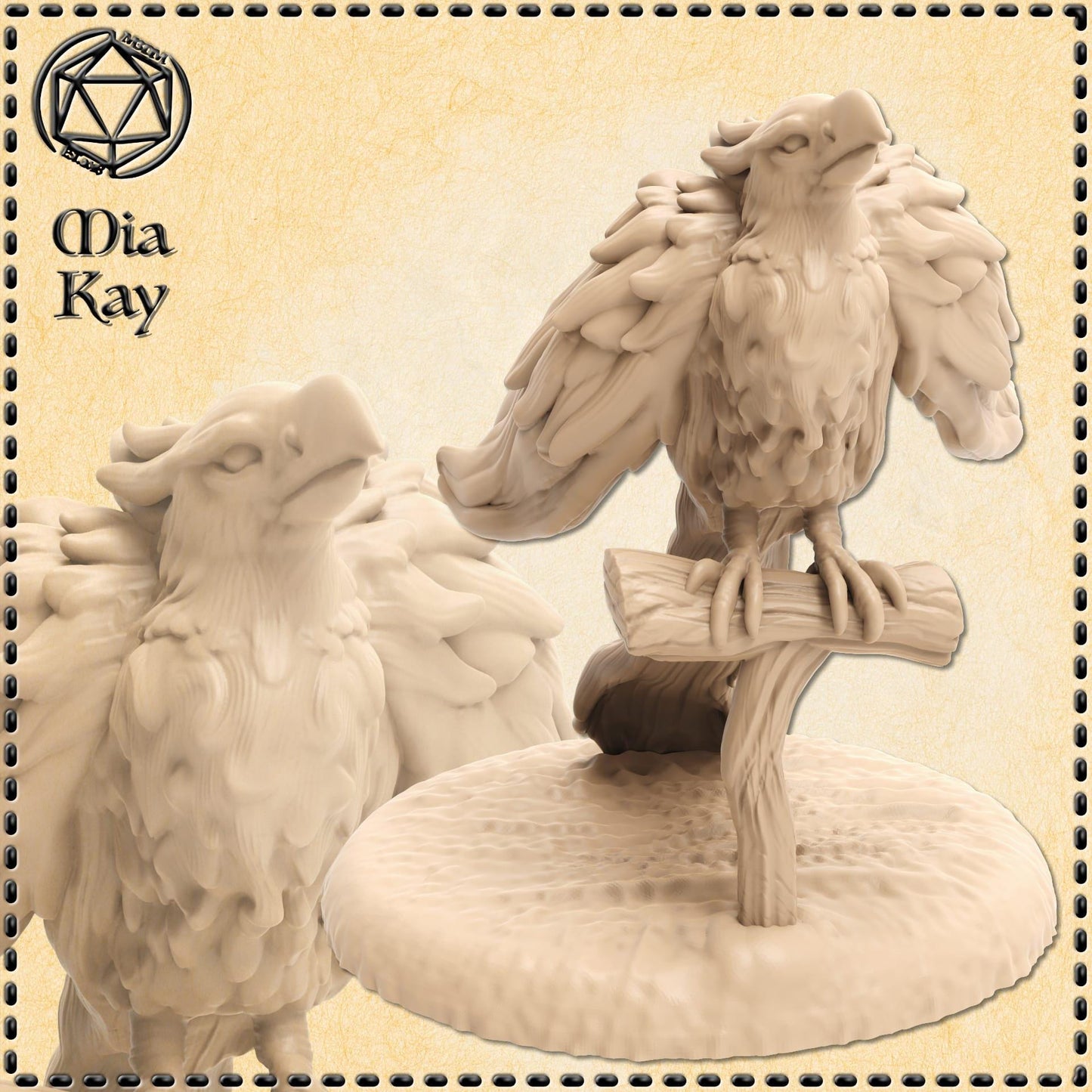 Phoenix Action miniature by M3DM