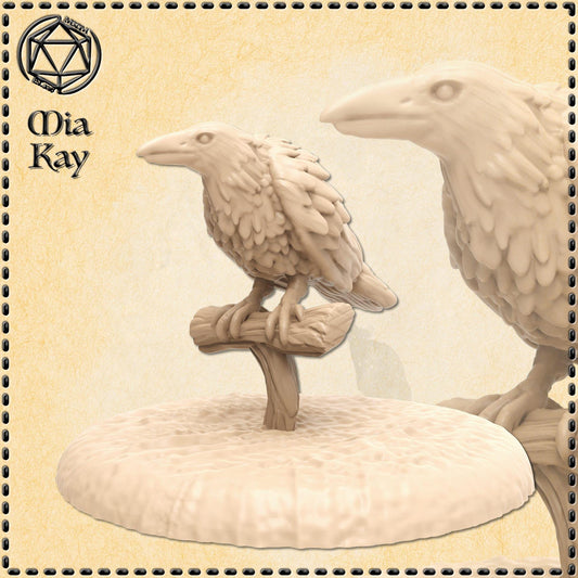 Raven miniature by M3DM