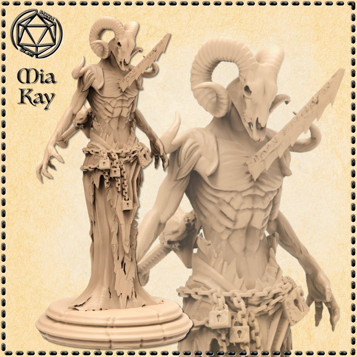 The Seven - Wrath miniature by M3DM