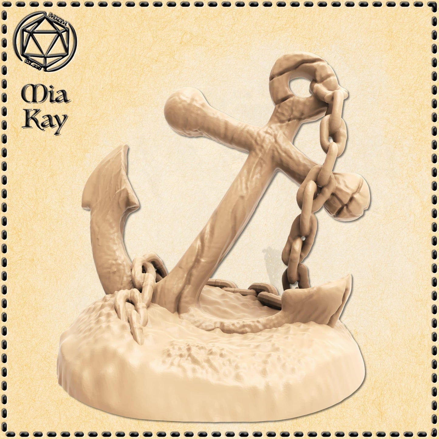 Anchor miniature by M3DM