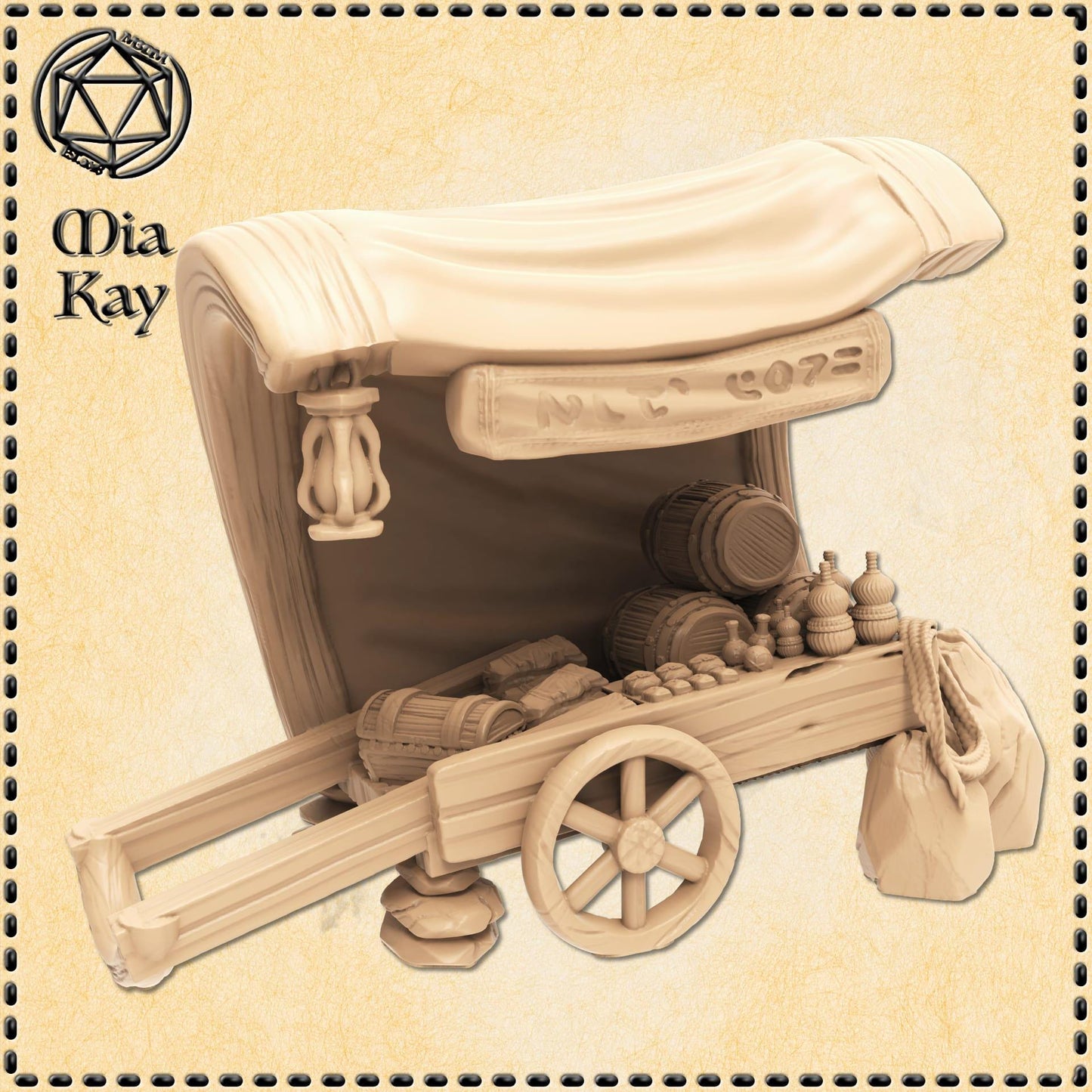 Caravan miniature by M3DM