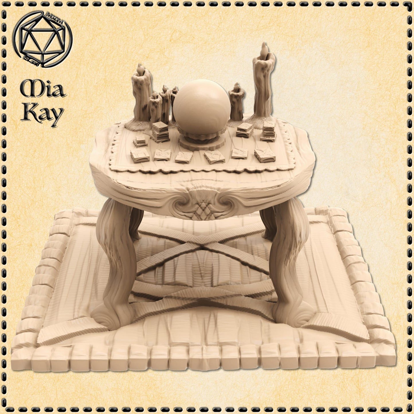 Crystal Ball miniature by M3DM