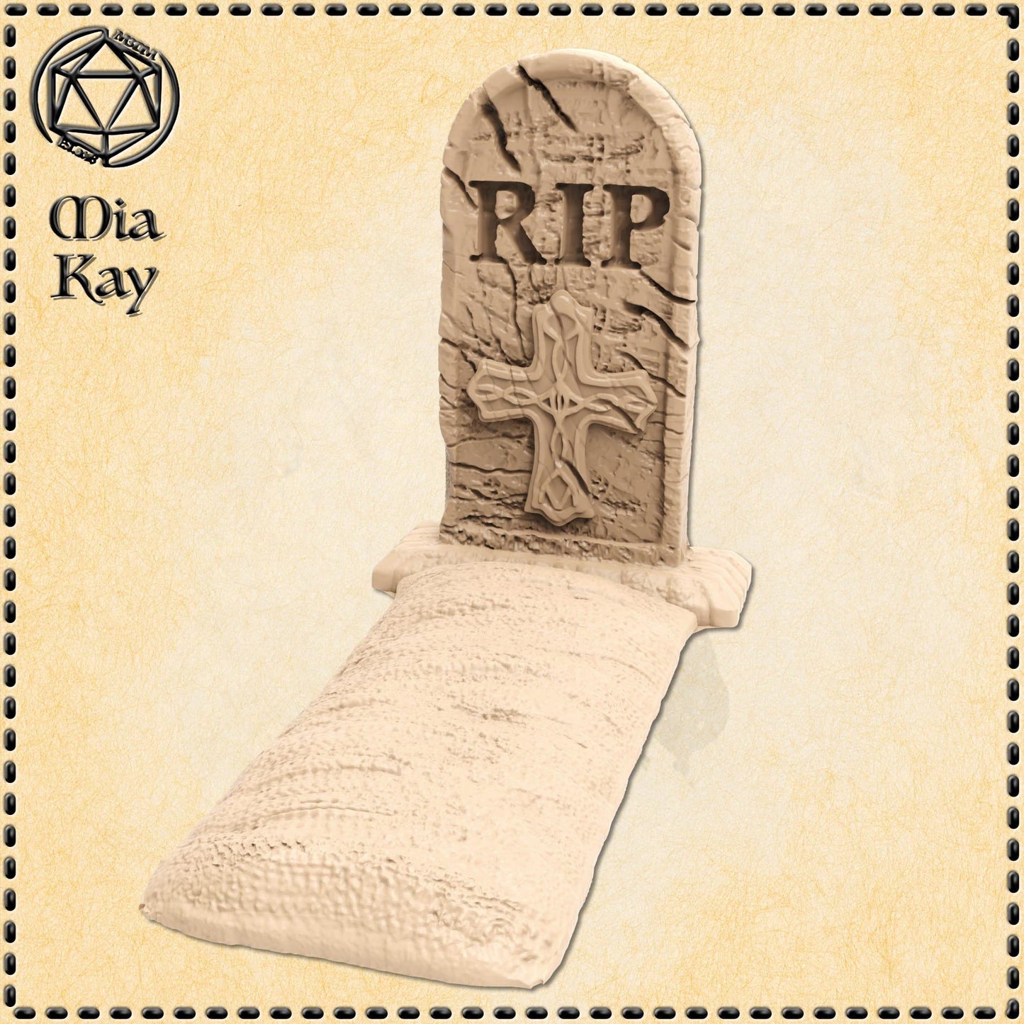 Tombstone mimic miniature by M3DM