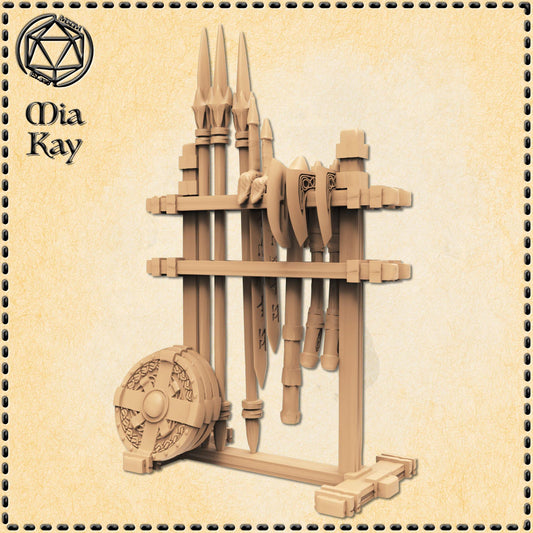 Weapon Stand miniature by M3DM